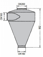 Zyklon Kongskilde OK 160 und OK 200 Zyklon Kongskilde OK 160 und OK 200