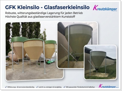 Kleinsilo - GFK Kleinsilo - kleines Au&szlig;ensilo