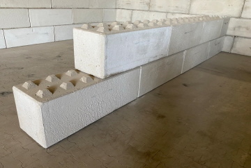 Legobetonstein - Betonblock, Legostein - Betonstein