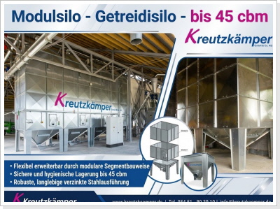 Modulsilo - Getreidesilo - Stahlinnensilo