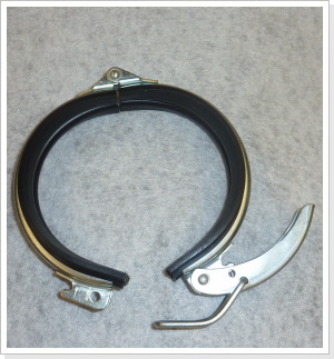 Schnellspannring - Schnellverbinder - Verbinder für Getreiderohre Schnellspannring - Schnellverbinder - Verbinder für Getreiderohre