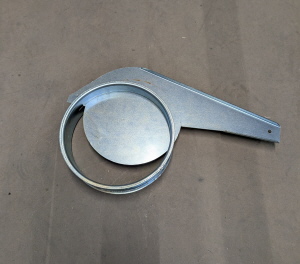 Rohrschieber Ø 150mm - Sichelschieber - Schieber - Blasleitung - Jacobsrohr