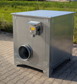 Schallschutzgehäuse  für Belüftungsgebläse - Ventilatoren für Getreide