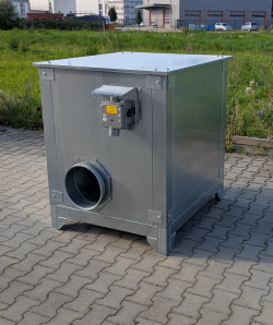 Schallschutzgehäuse  für Belüftungsgebläse - Ventilatoren für Getreide